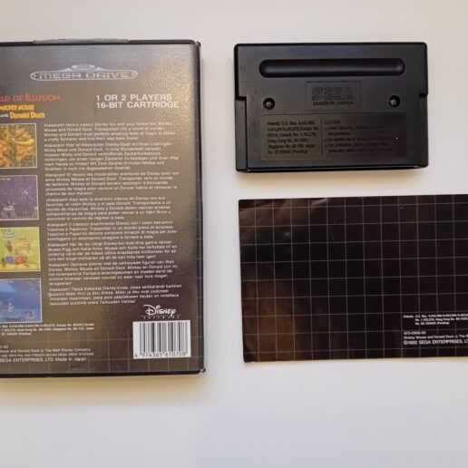 World of Illusion Starring Mickey Mouse and Donald Duck Sega Mega Drive