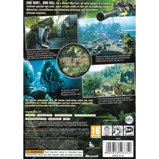 Sniper Ghost Warrior Xbox 360 Classics (Begagnad)