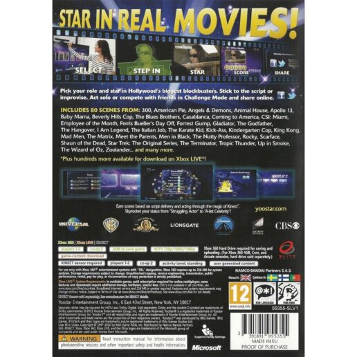 Yoostar 2 In The Movies Xbox 360 Kinect (Begagnad)