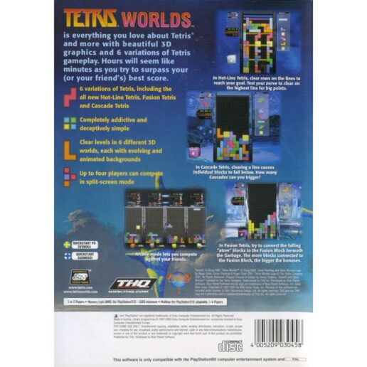 Tetris Worlds Playstation 2 PS2 Swedish (Begagnad)