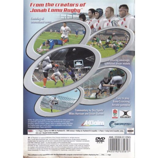 World Championship Rugby Playstation 2 PS2 (Begagnad)