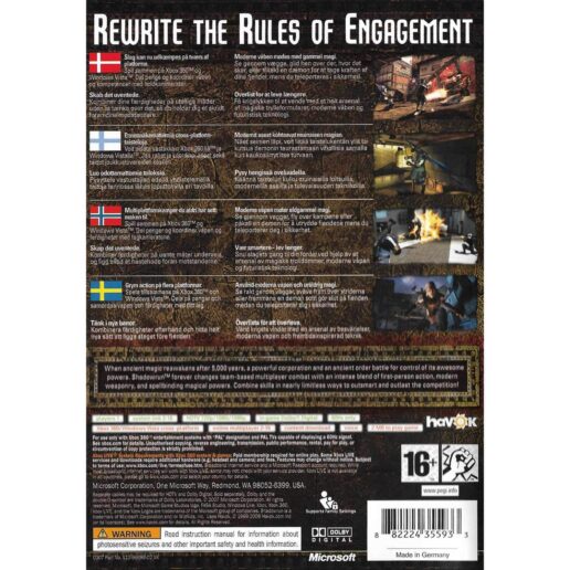Shadowrun Xbox 360 Nordic (Begagnad)