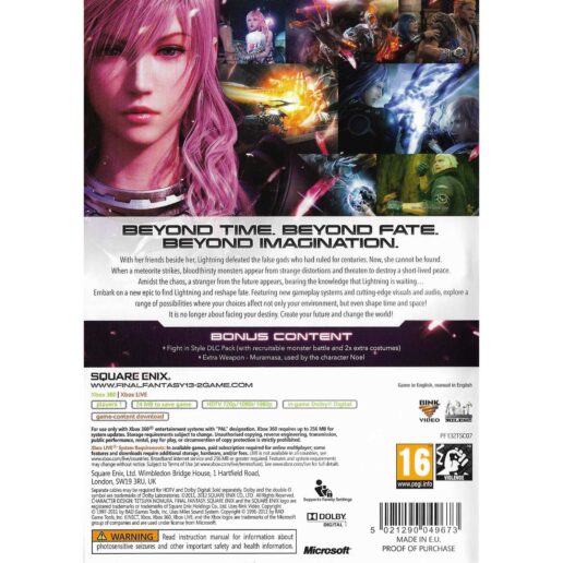 Final Fantasy XIII-2 Nordic Edition Xbox 360 (Begagnad)