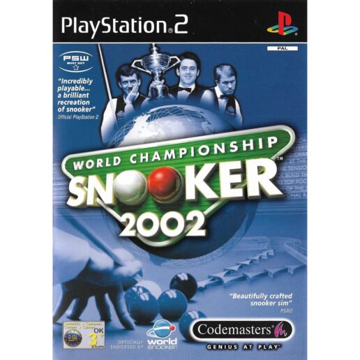 World Championship Snooker 2002 Playstation 2 PS2 (Begagnad)