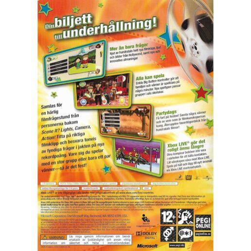 Scene It Filmtoppen Xbox 360 Swedish (Begagnad)