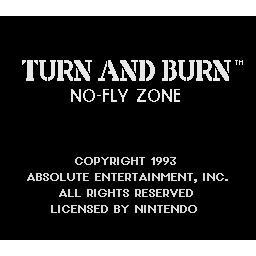 Turn and Burn No Fly Zone Super Nintendo SNES UKV (Begagnad)