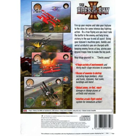 WWI Aces of the Sky Playstation 2 PS2 (Begagnad)