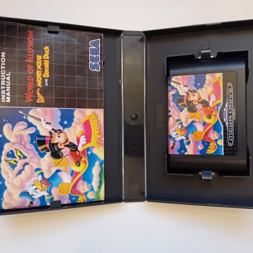 World of Illusion Starring Mickey Mouse and Donald Duck Sega Mega Drive