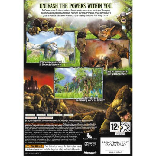 Kameo Elements of Power Xbox 360 Promotional Copy (Begagnad)