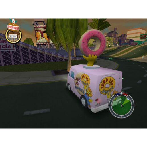 The Simpsons Hit & Run PC CD (Begagnad)
