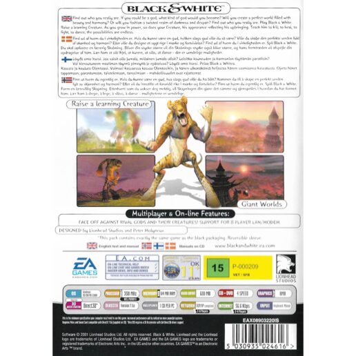 Black & White PC CD Nordic (Begagnad)