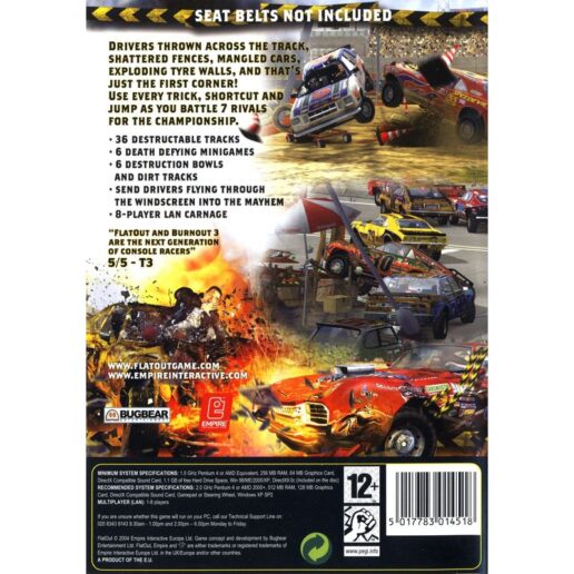 FlatOut PC CD (Begagnad)