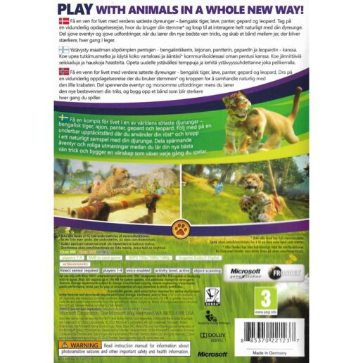 Kinectimals Xbox 360 Kinect Nordic (Begagnad)