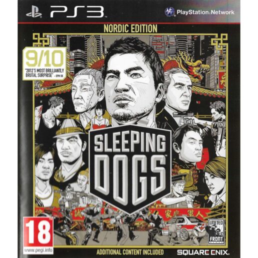Sleeping Dogs Nordic Edition Playstation 3 PS3 (Begagnad)