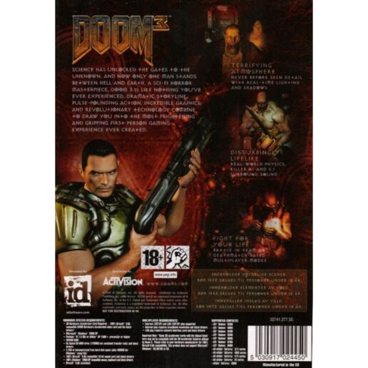 Doom 3 PC CD Box (Begagnad)