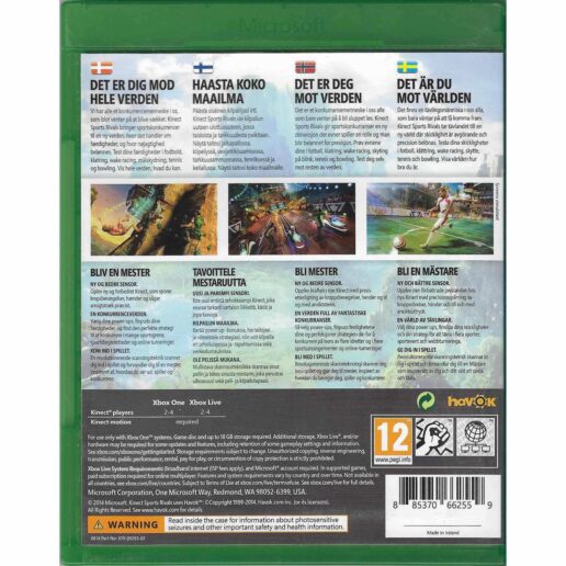 Kinect Sports Rivals Xbox One Kinect Nordic (Begagnad)