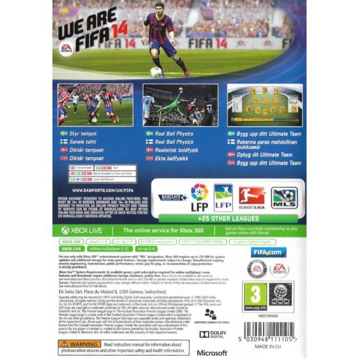 FIFA 14 Xbox 360 Nordic (Begagnad)