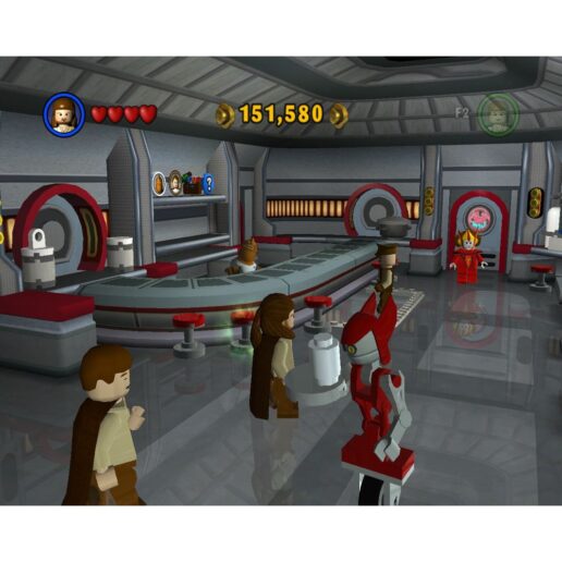 Lego Star Wars The Videogame Playstation 2 PS2 Platinum Nordic (Begagnad)