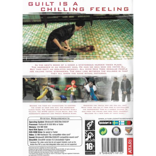 Fahrenheit PC DVD (Begagnad)