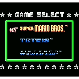 Super Mario Bros / Tetris / Nintendo World Cup Nintendo NES SCN (Begagnad)
