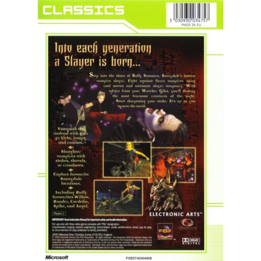Buffy The Vampire Slayer Xbox Classics (Begagnad)