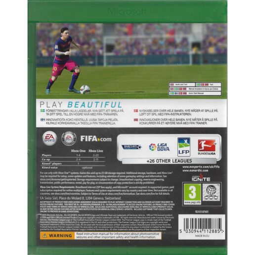 FIFA 16 Xbox One Nordic (Begagnad)