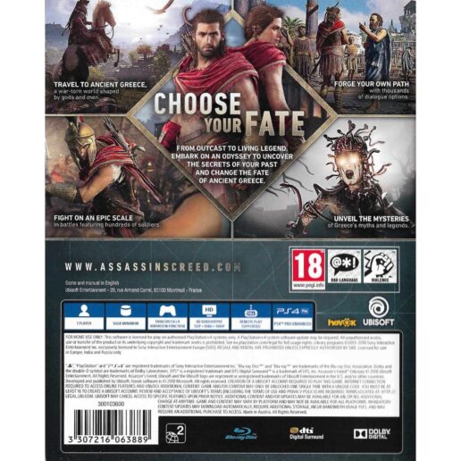 Assassins Creed Odyssey Playstation 4 PS4 (Begagnad)