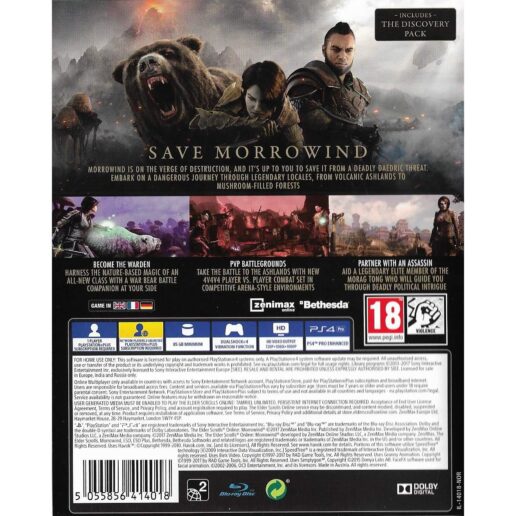 The Elder Scrolls Online Morrowind Playstation 4 PS4 (Begagnad)