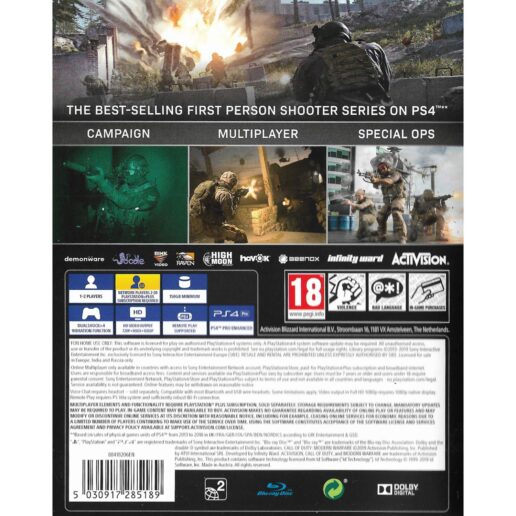 Call of Duty Modern Warfare Playstation 4 PS4 (Begagnad)