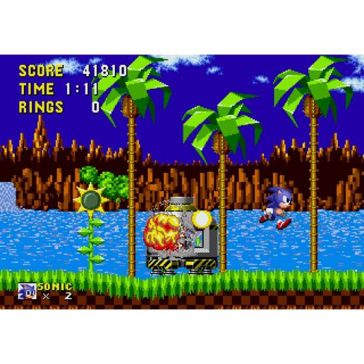Sonic the Hedgehog Sega Mega Drive (Begagnad)