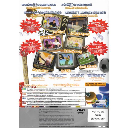 EyeToy Play 2 Playstation 2 PS2 Platinum Bundle Copy Nordic (Begagnad)