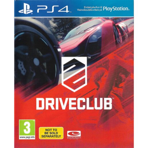 Driveclub Playstation 4 PS4 Bundle Copy Nordic (Begagnad)