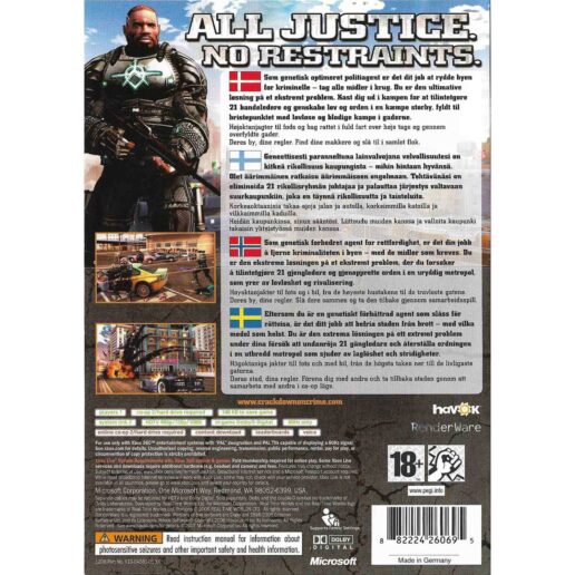 Crackdown Xbox 360 Nordic (Begagnad)