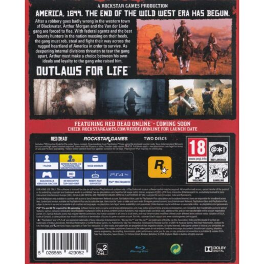 Red Dead Redemption II Playstation 4 PS4 (Begagnad)