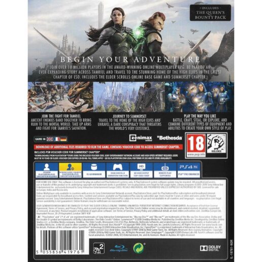 The Elder Scrolls Online Summerset Playstation 4 PS4 (Begagnad)