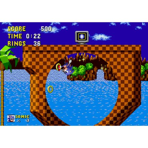 Sonic the Hedgehog Sega Mega Drive (Begagnad)