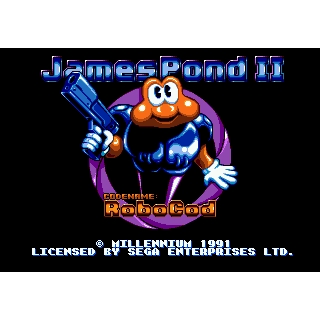 James Pond II Codename Robocod Sega Mega Drive (Begagnad)