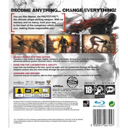 Prototype Playstation 3 PS3 (Begagnad)