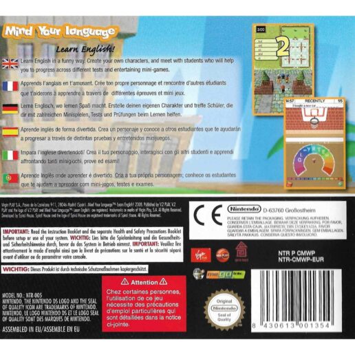 Mind Your Language Learn English Nintendo DS (Begagnad)