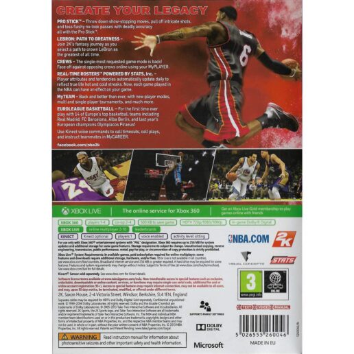 NBA 2K14 Xbox 360 (Begagnad)