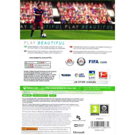 FIFA 16 Xbox 360 Nordic (Begagnad)
