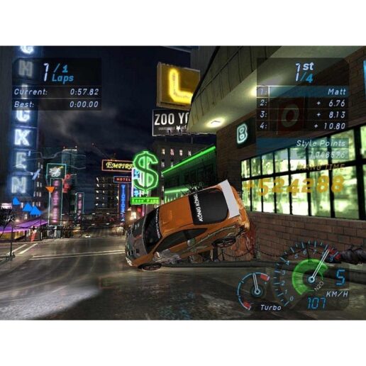 Need for Speed Underground Playstation 2 PS2 Platinum (Begagnad)