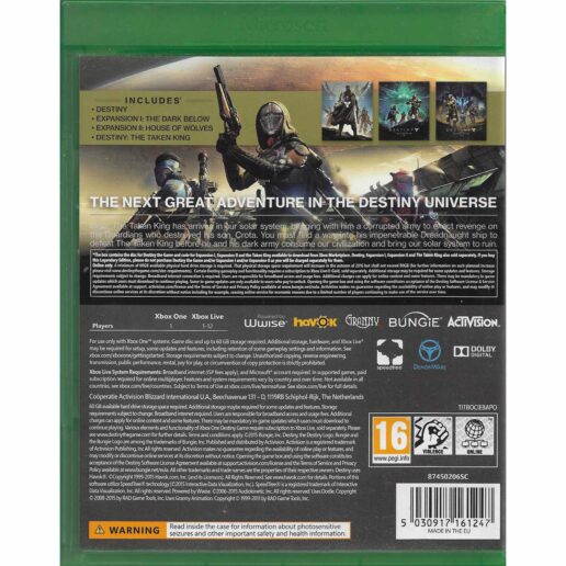 Destiny The Taken King Legendary Edition Xbox One (Begagnad)