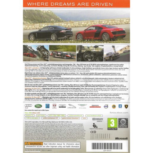 Forza Motorsport 3 Xbox 360 Bundle Copy (Begagnad)