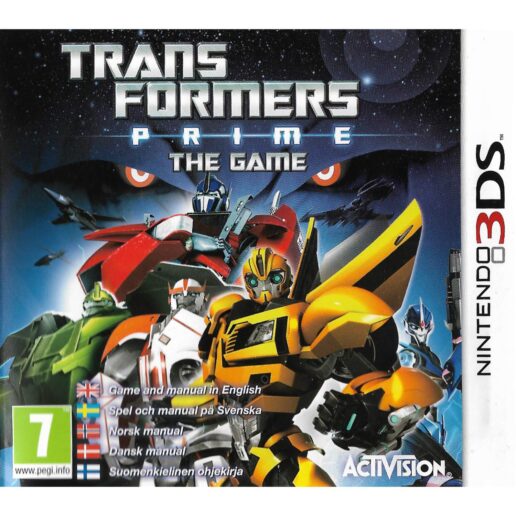 Transformers Prime The Game Nintendo 3DS (Begagnad)