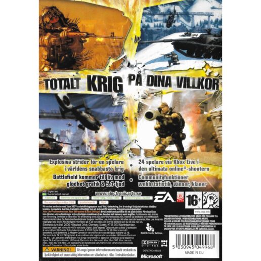 Battlefield 2 Modern Combat Xbox 360 Swedish (Begagnad)