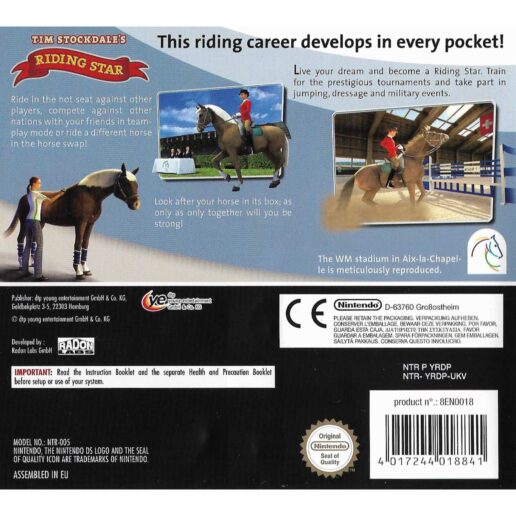 Tim Stockdales Riding Star Nintendo DS (Begagnad)