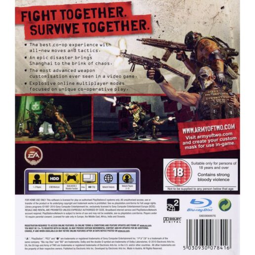 Army of Two The 40th Day Playstation 3 PS3 (Begagnad)