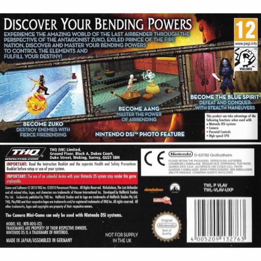 The Last Airbender Nintendo DS (Begagnad)