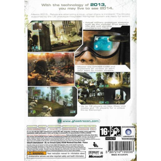 Tom Clancys Ghost Recon Advanced Warfighter Xbox 360 (Begagnad)